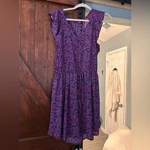 Vince Camuto purple and blue dress